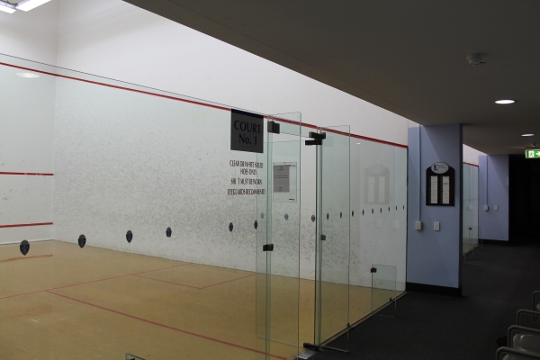 Bond University squash courts resurfaced - 9 September 2013